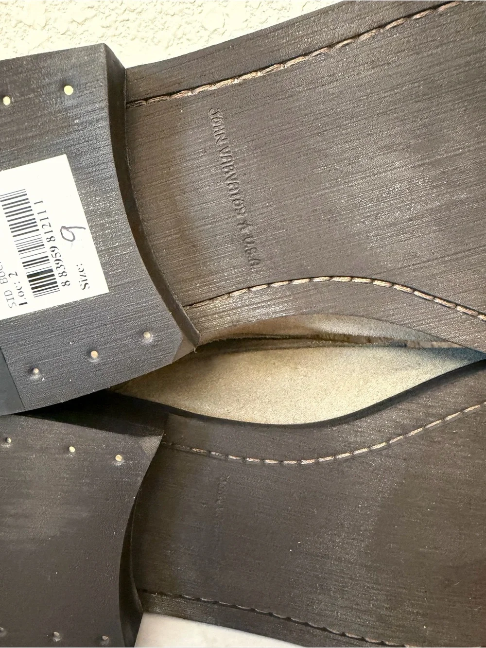 John Varvatos refined suede